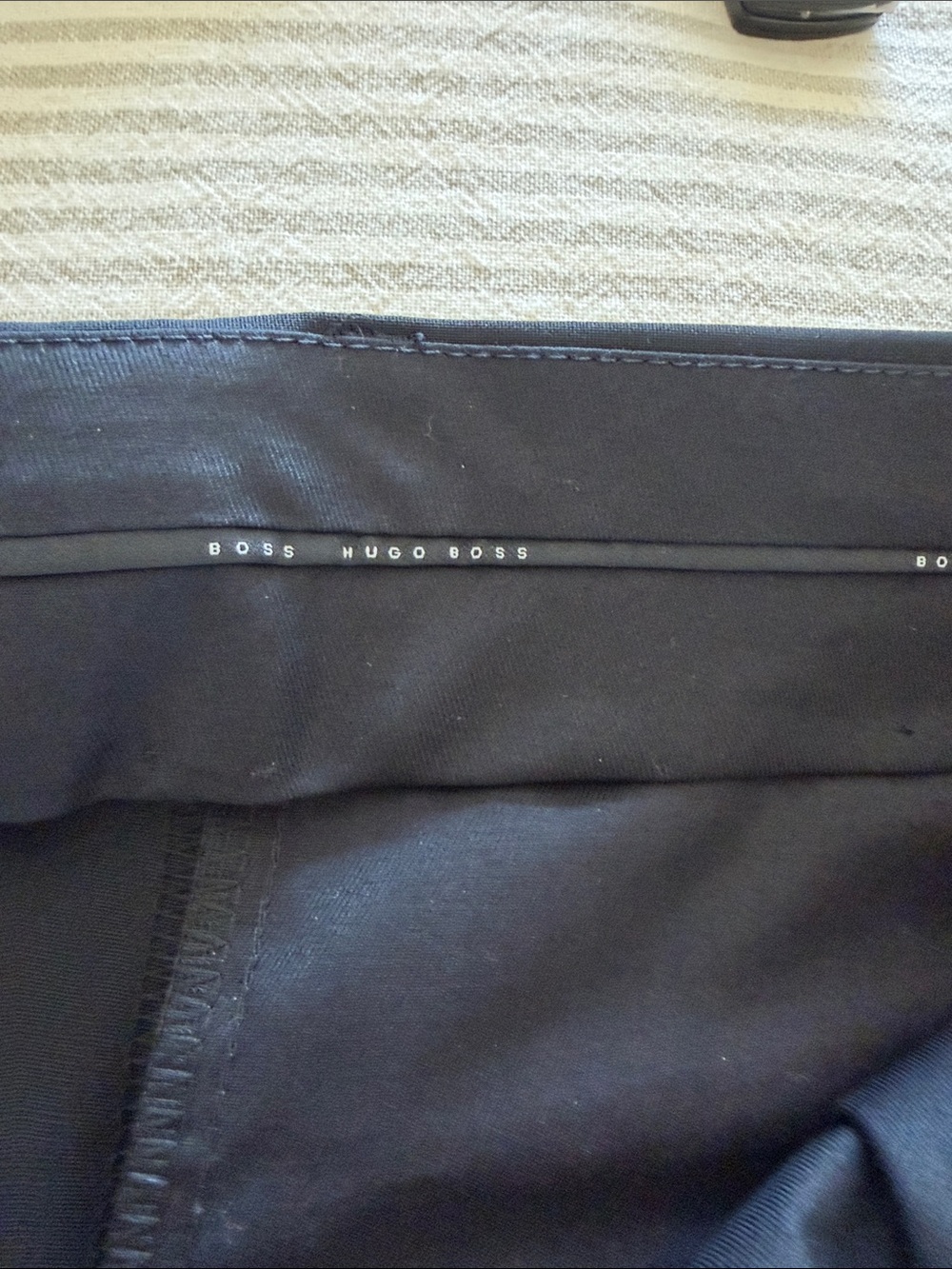 Men's Black Dress Pants - Picture 2 of 3